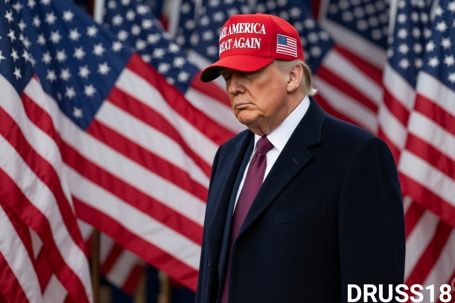 US President Donald Trump speaks about military strikes on Iran from the White House in Washington