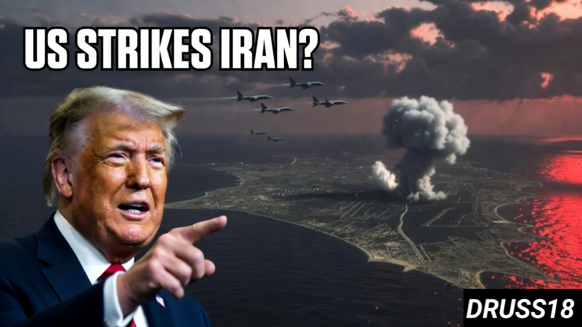 Donald Trump speaking as reports emerge about US strikes targeting military sites on Iran’s Kharg Island in the Persian Gulf