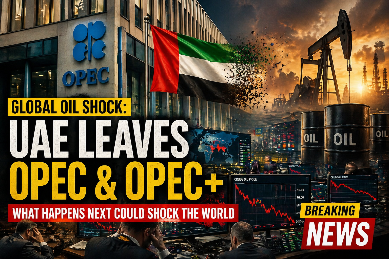 UAE leaves OPEC causing global oil market uncertainty