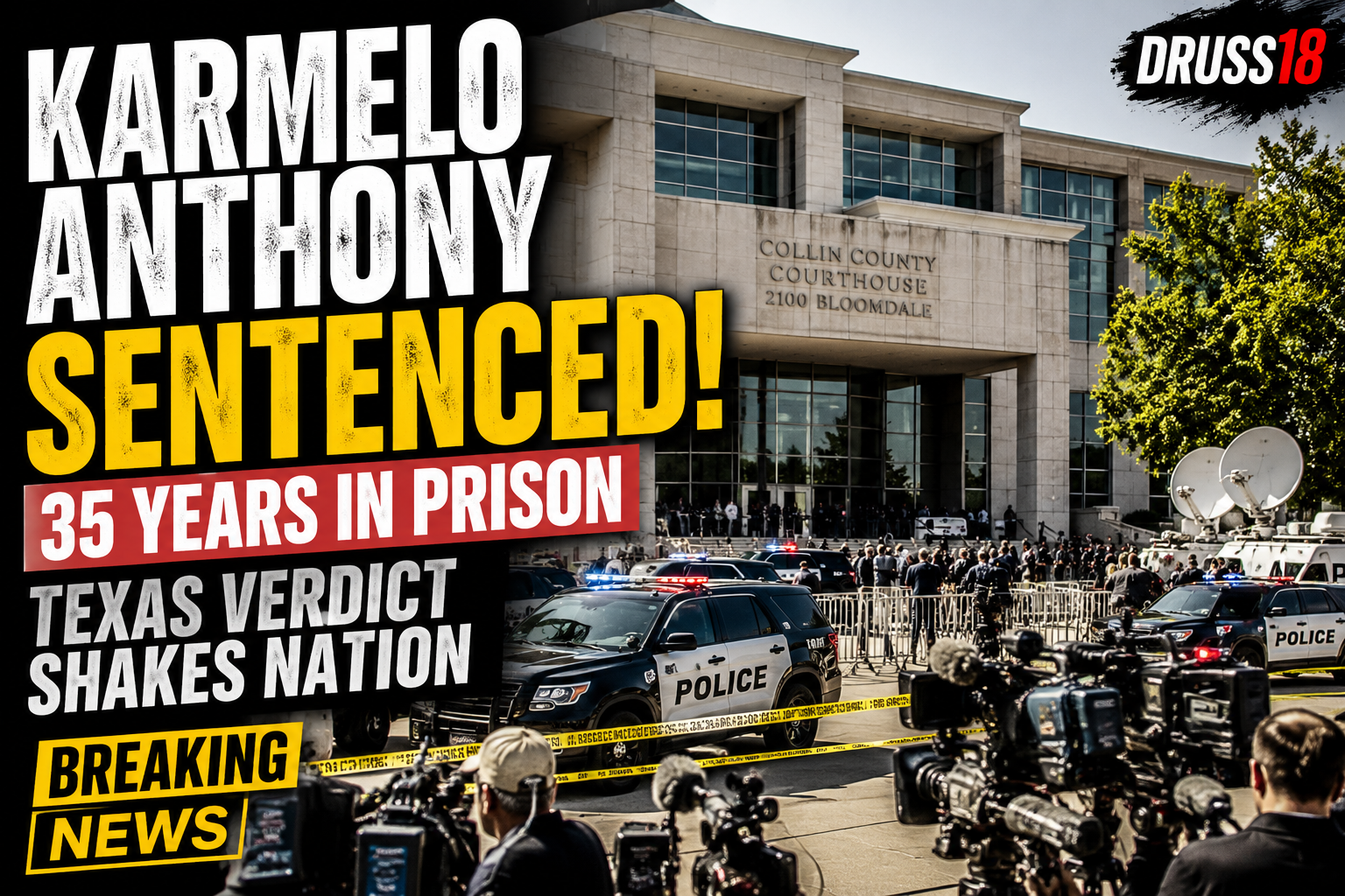 Karmelo Anthony Texas courthouse media coverage following verdict